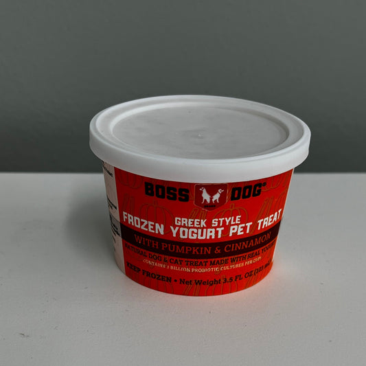 Boss Dog Frozen Yogurt Pumpkin and Cinnamon 3.5oz