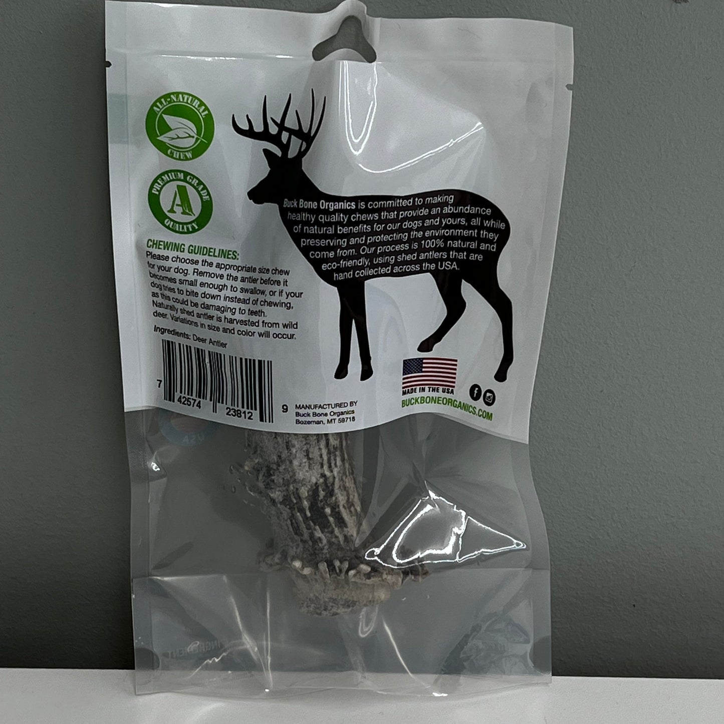 Buck Bone Organics Deer Antler- Jumbo