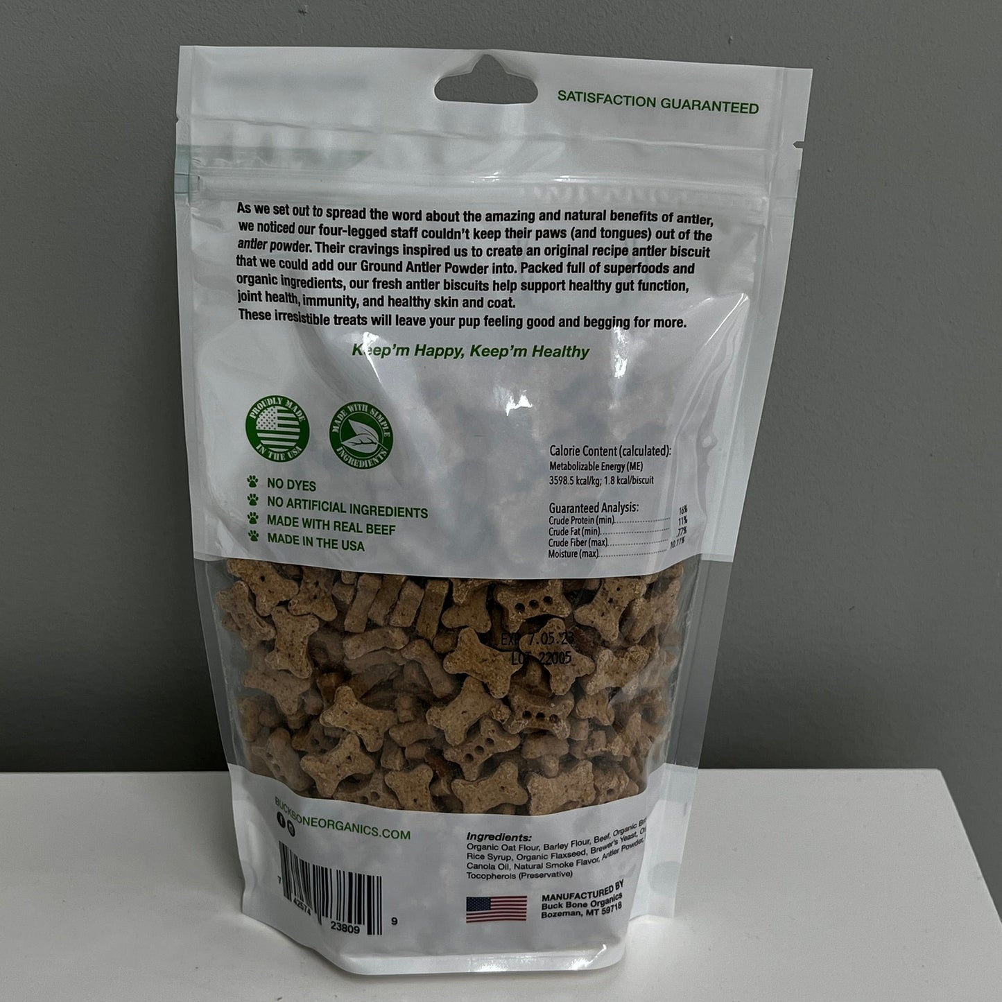 Buck Bone Organics Mini Biscuits 16oz
