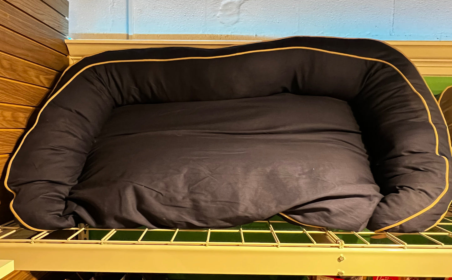 Classic Canvas Bolster Lounger- Blue