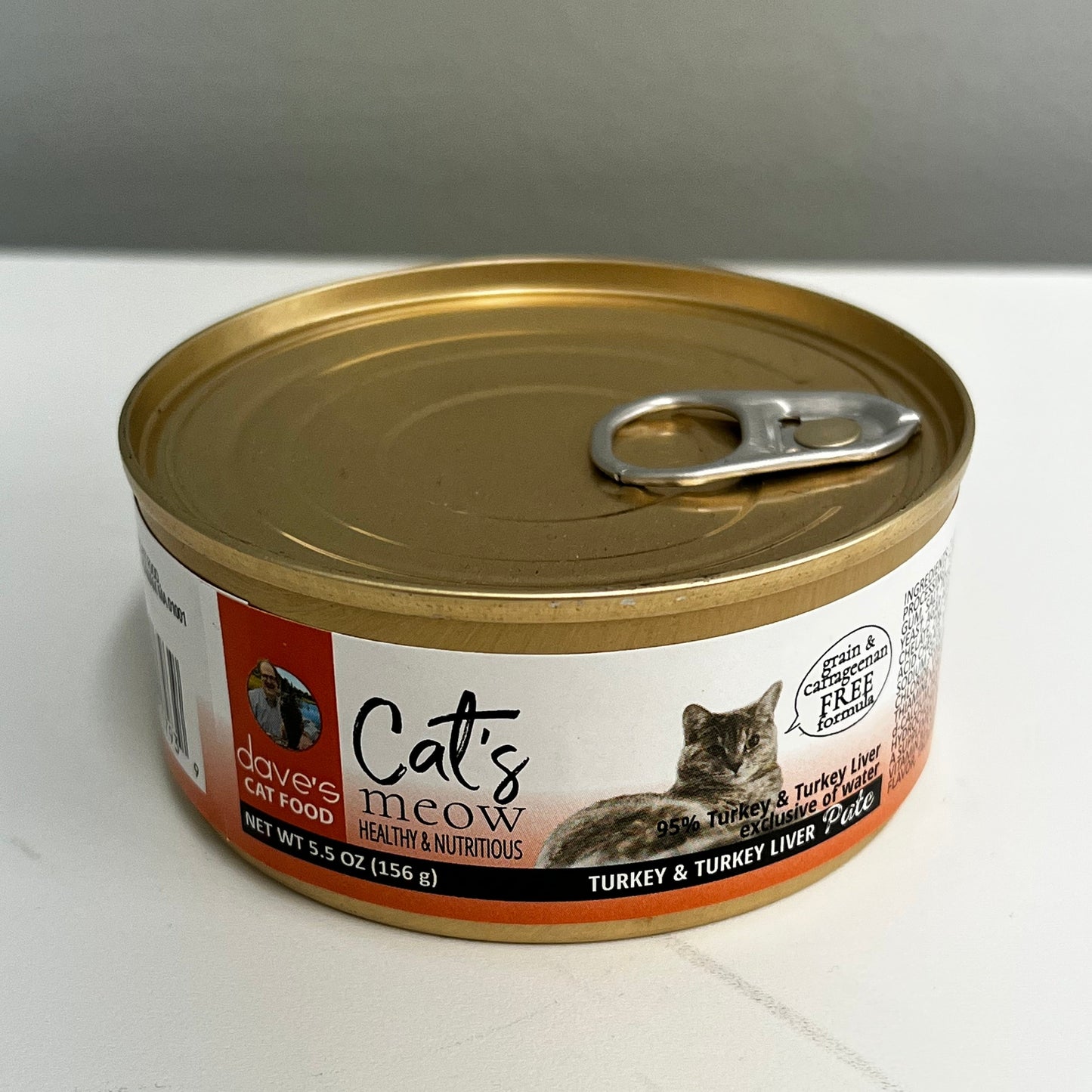 Dave's Cat's Meow Turkey & Turkey Liver Pate 5.5oz
