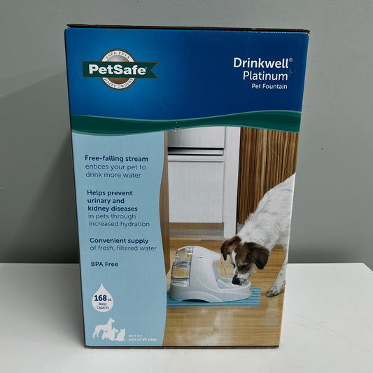 PetSafe Drinkwell Platinum Fountain- 168oz