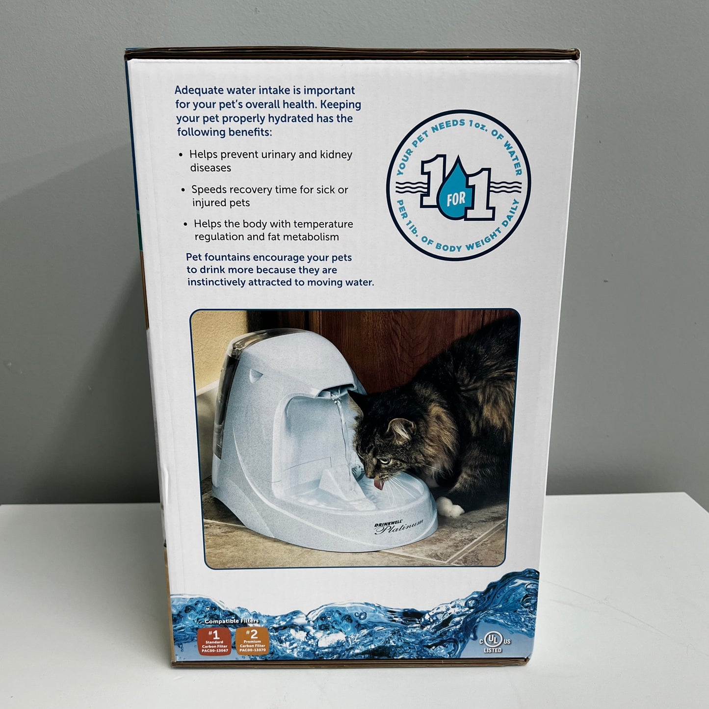 PetSafe Drinkwell Platinum Fountain- 168oz