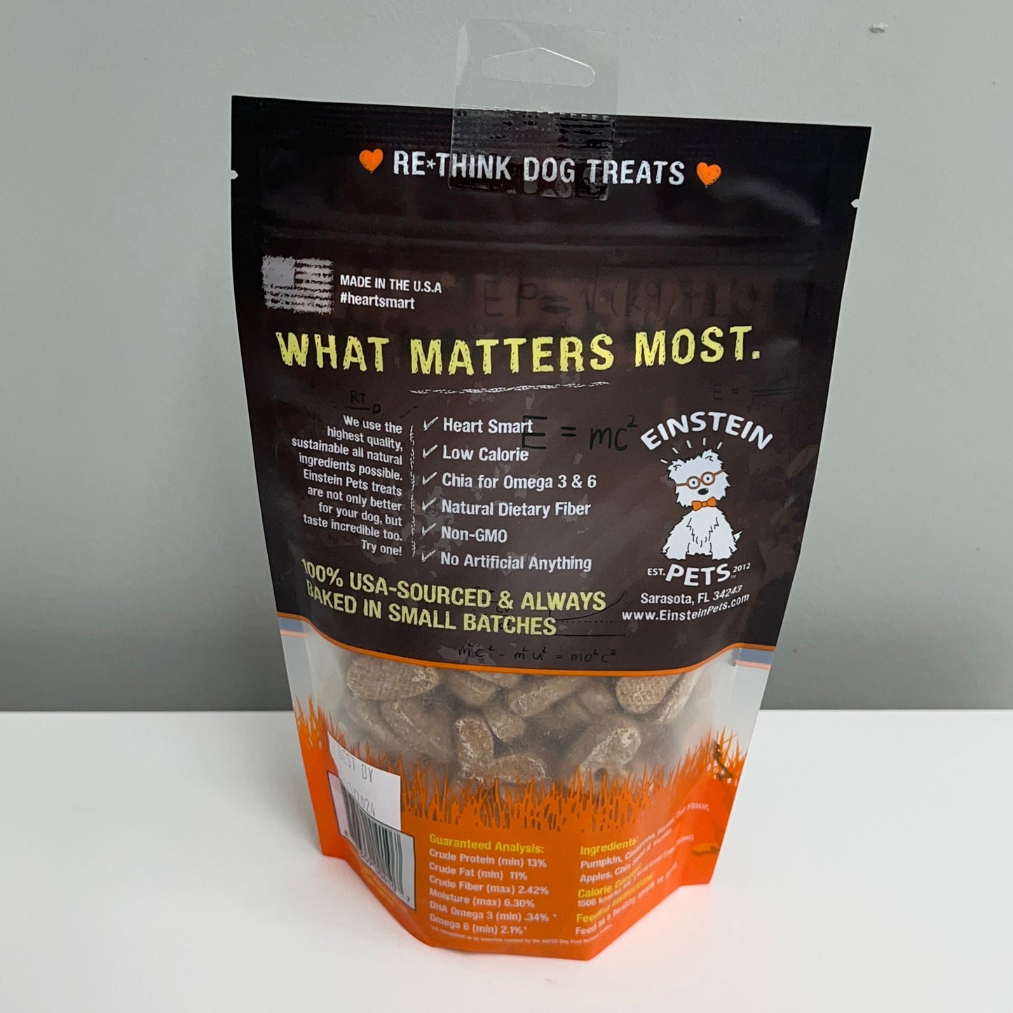 Einstein Pets Pumpkin Time Treats 8oz
