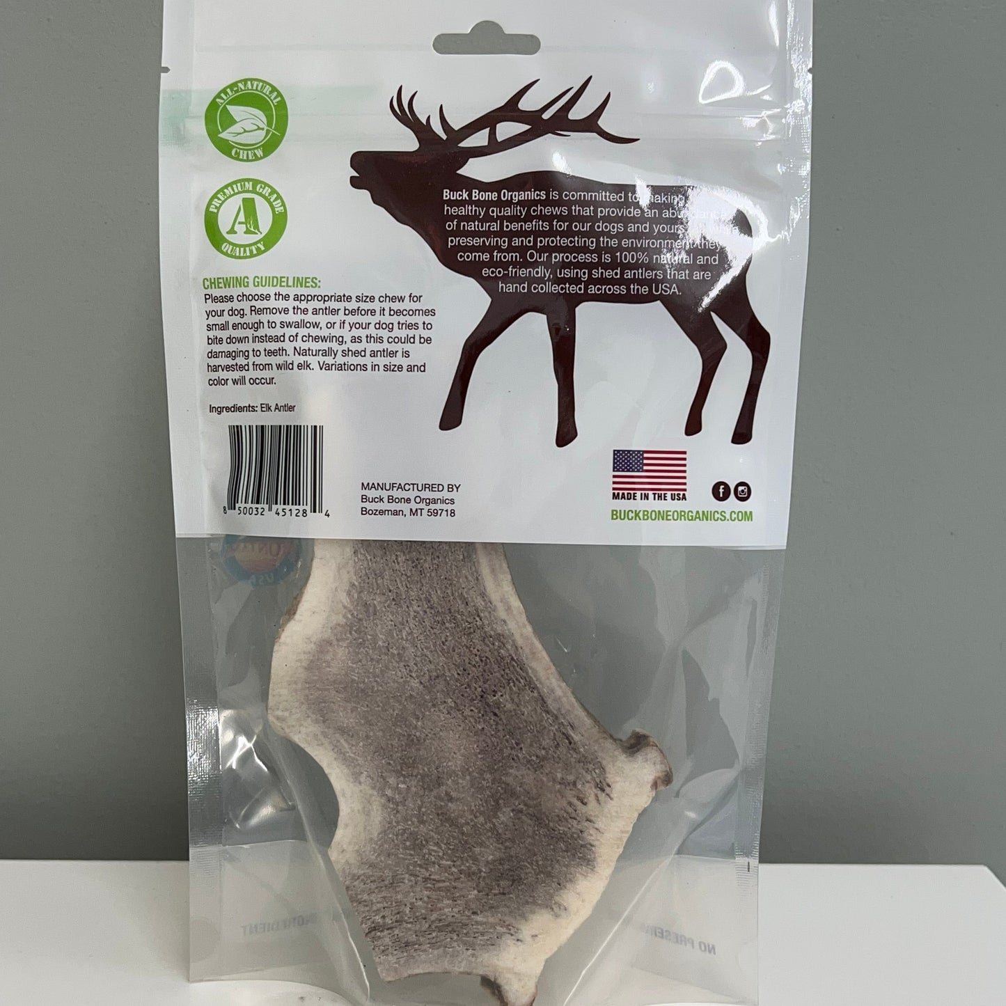 Buck Bone Organics Elk Antler- Jumbo Split