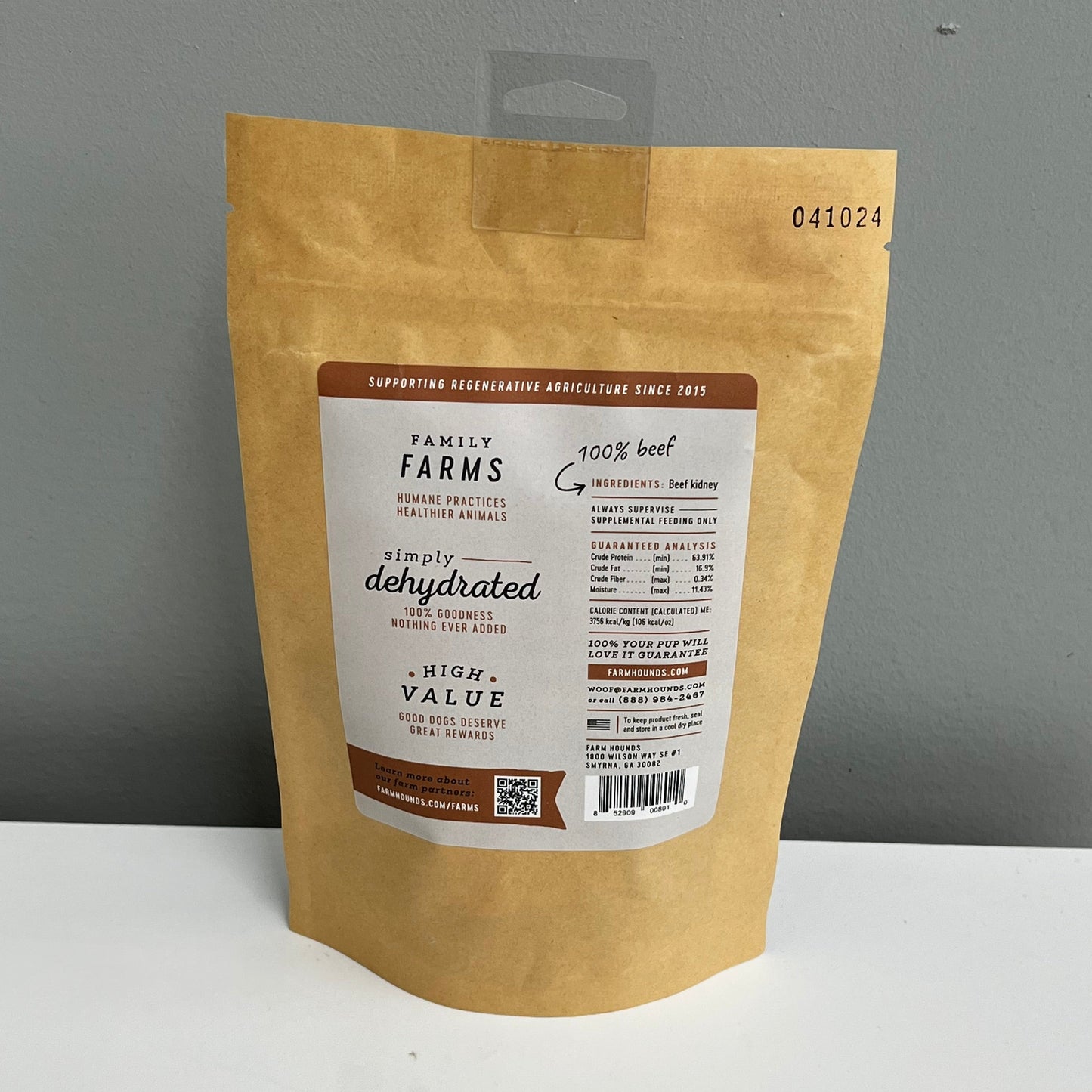 Farm Hounds Beef Kidney 4oz