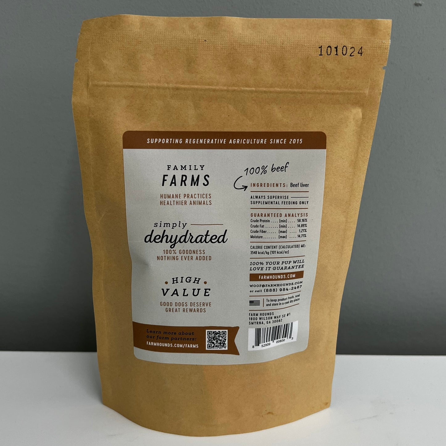 Farm Hounds Beef Liver 4oz