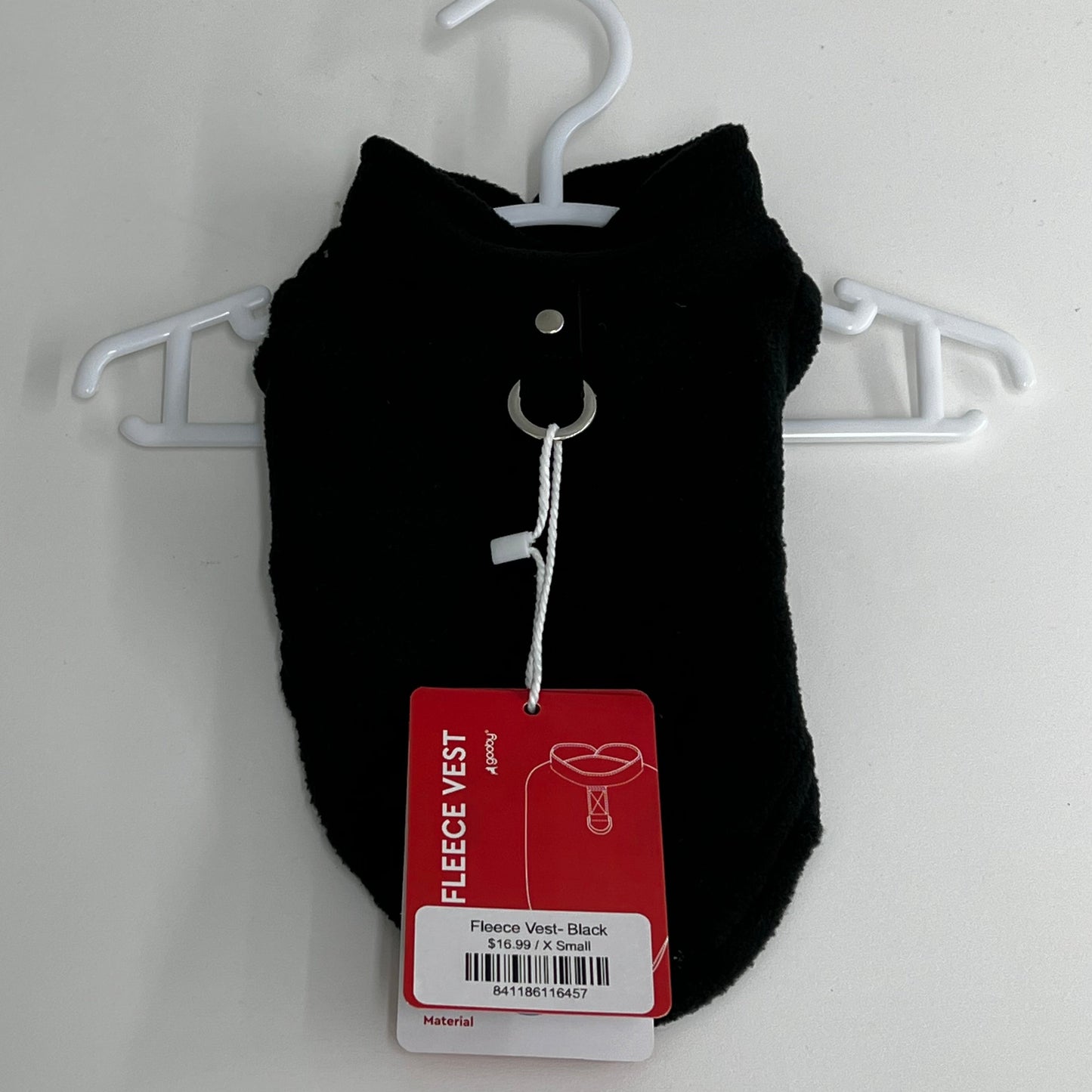 Fleece Vest- Black