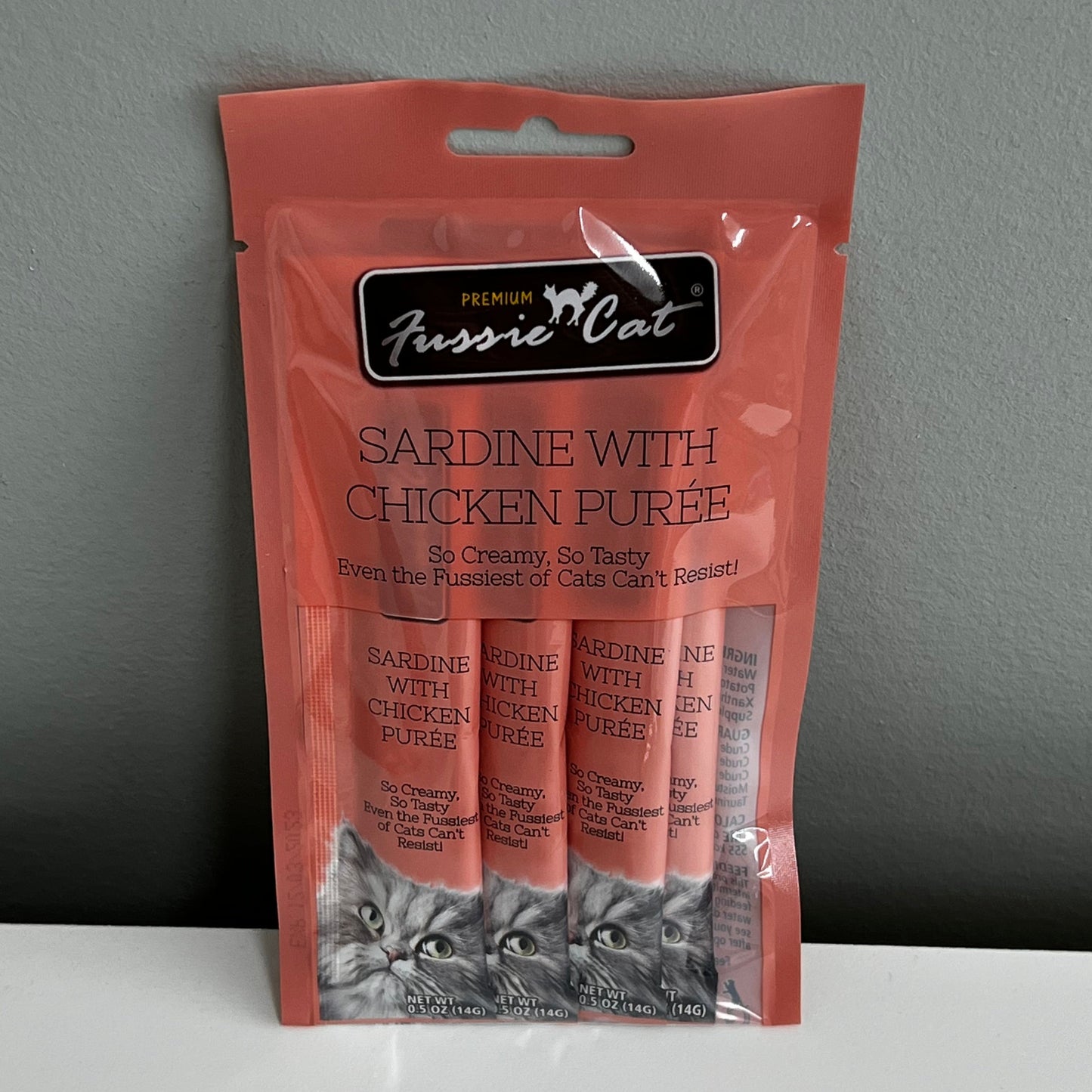 Fussie Cat Puree 4pk- Sardine with Chicken