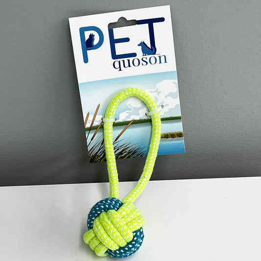 Green Rope Ball Toy