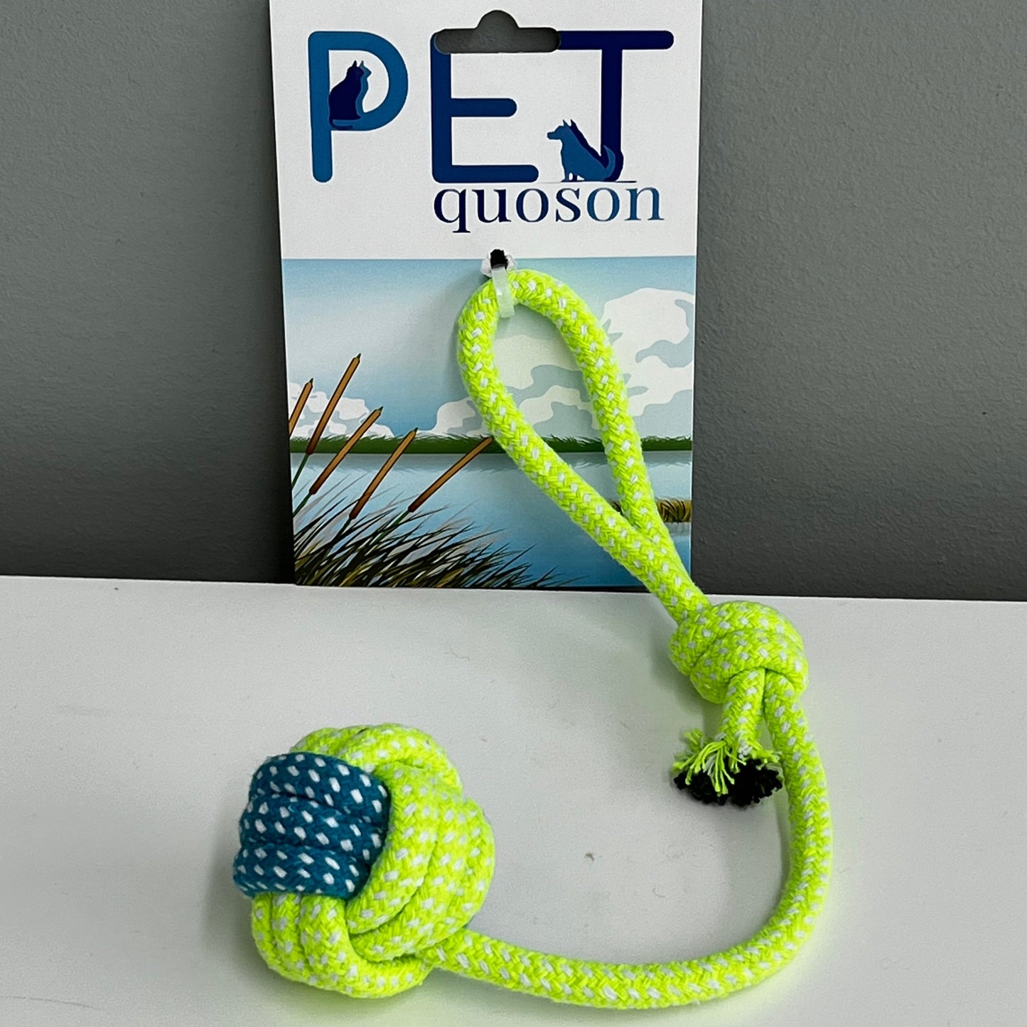 Green Rope Ball Toy