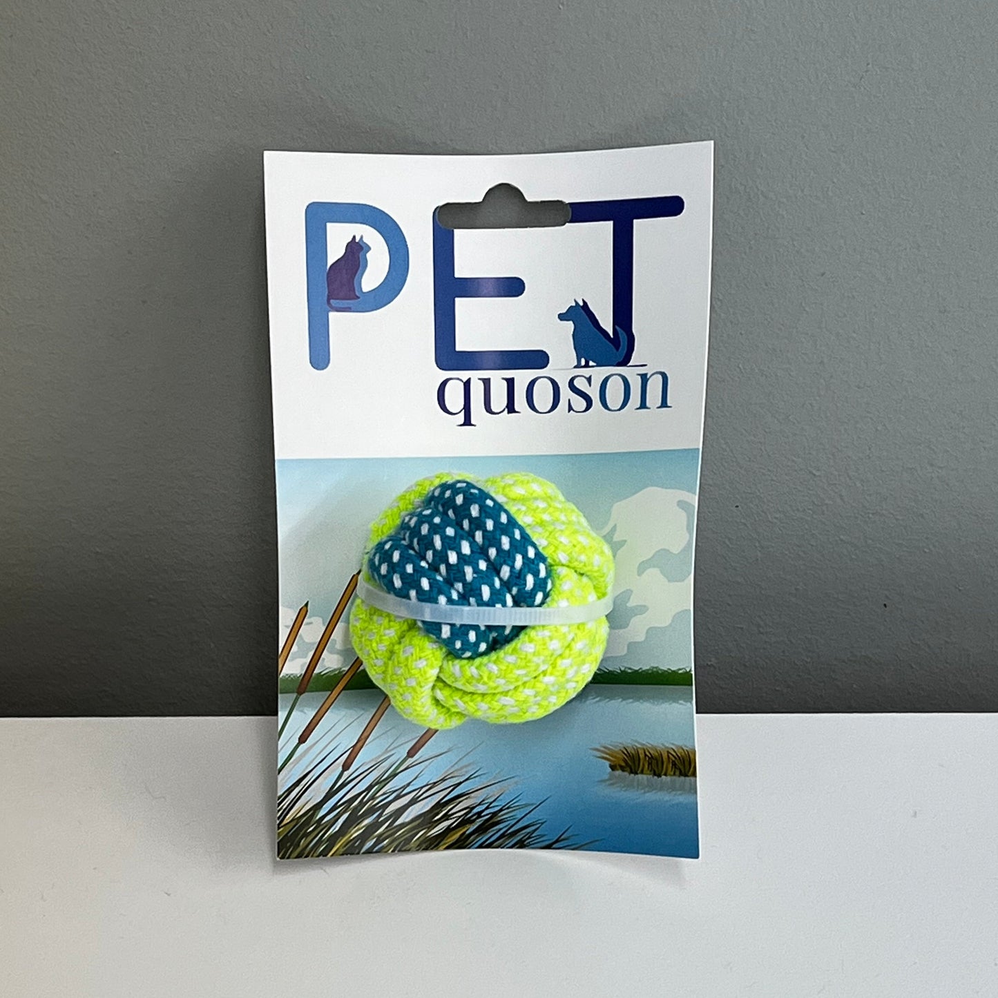 Green Rope Ball Toy