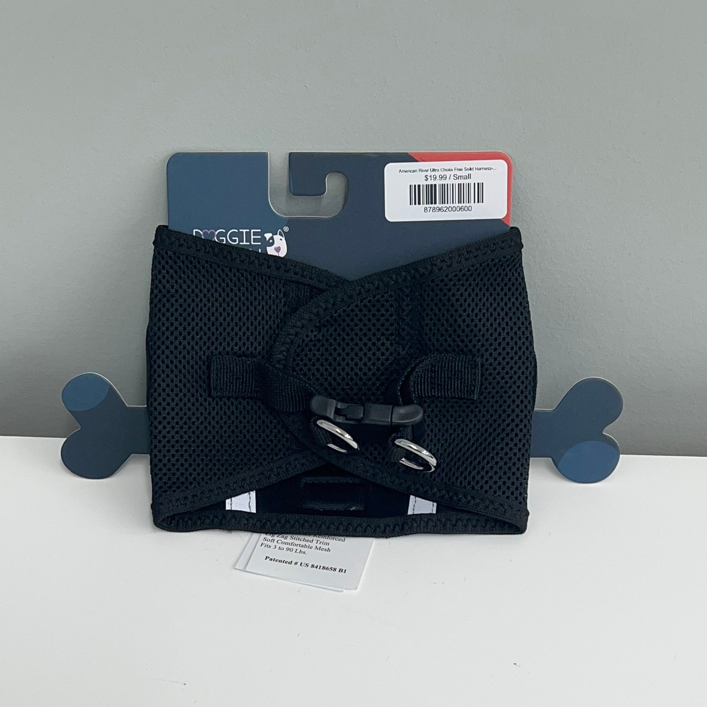 American River Ultra Choke Free Solid Harness- Black