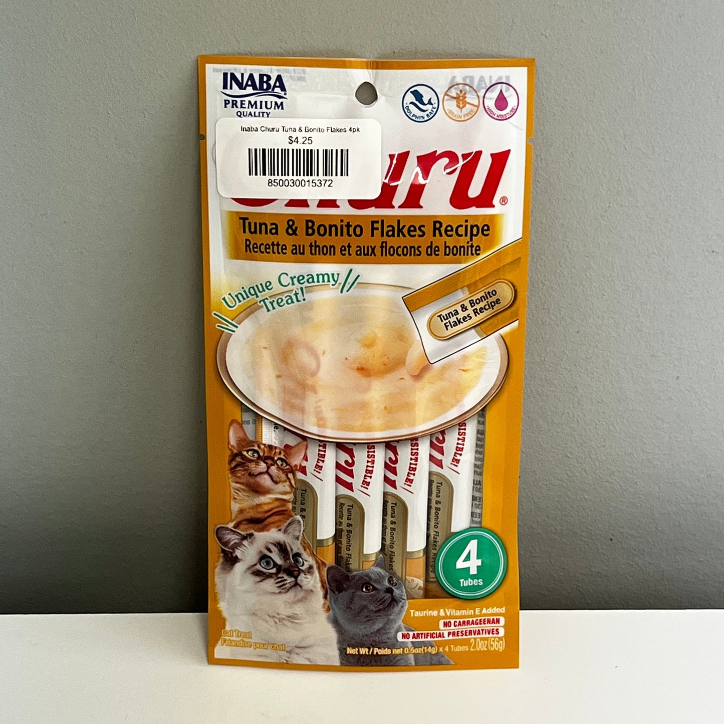 Inaba Churu Tuna & Bonito Flakes 4pk