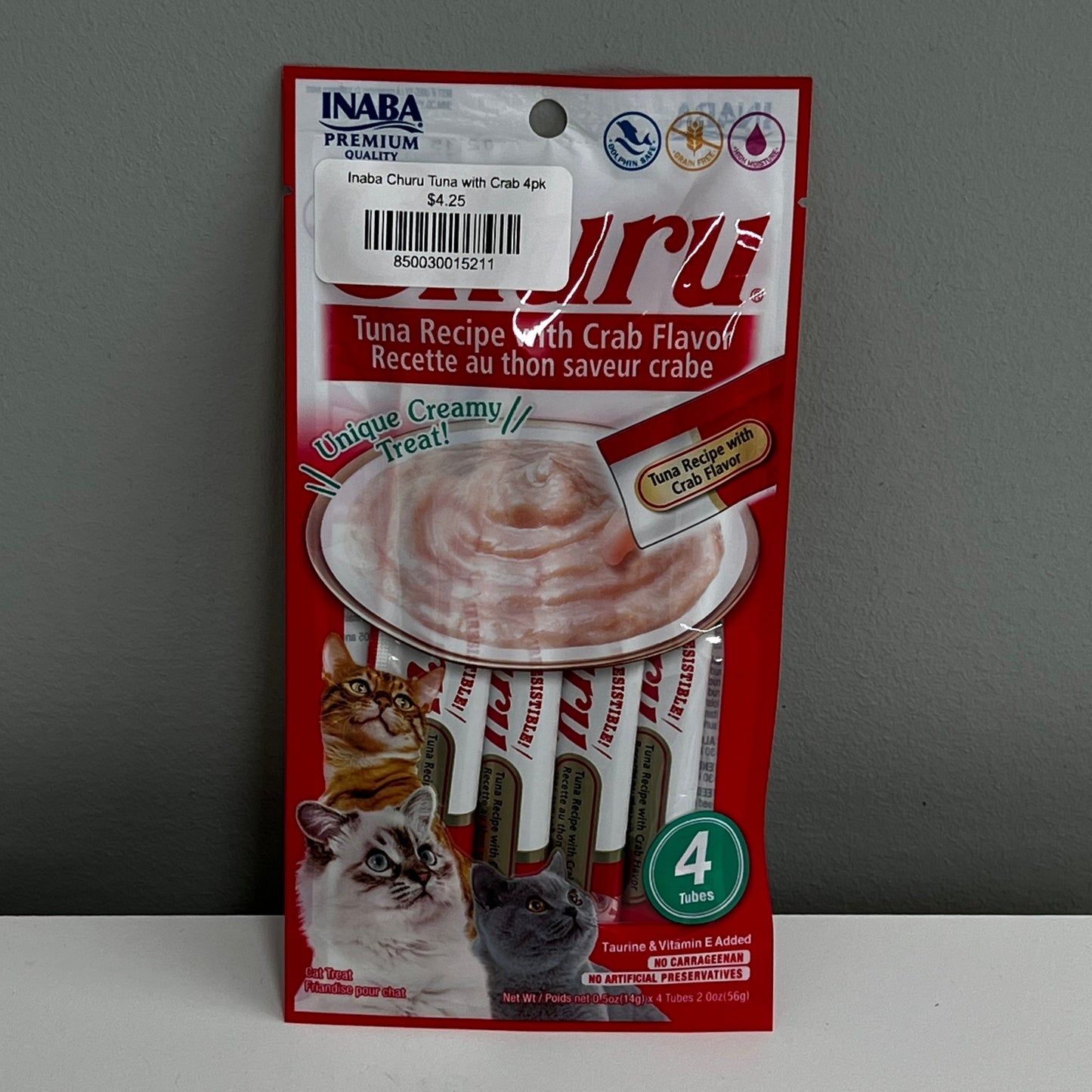 Inaba Churu Tuna with Crab 4pk