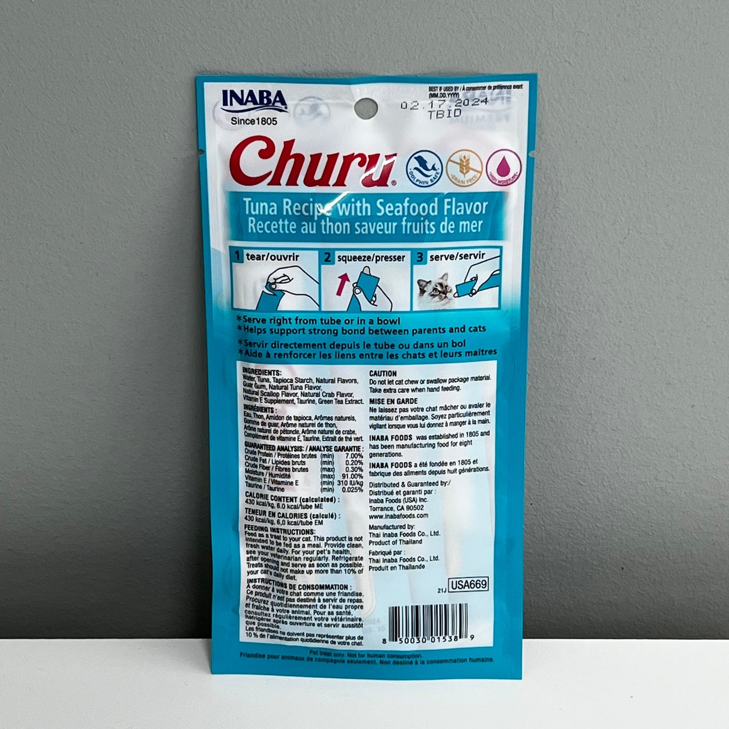 Inaba Churu Tuna with Seafood 4pk