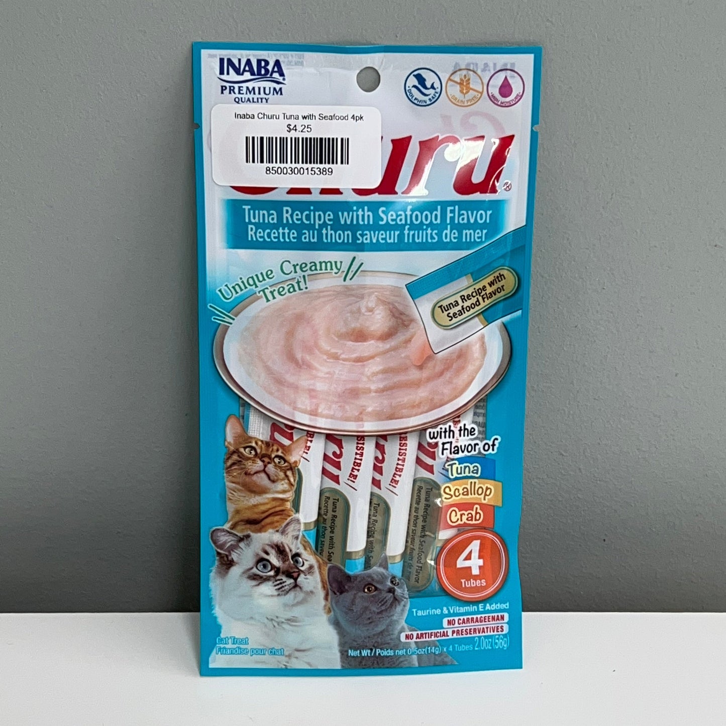 Inaba Churu Tuna with Seafood 4pk