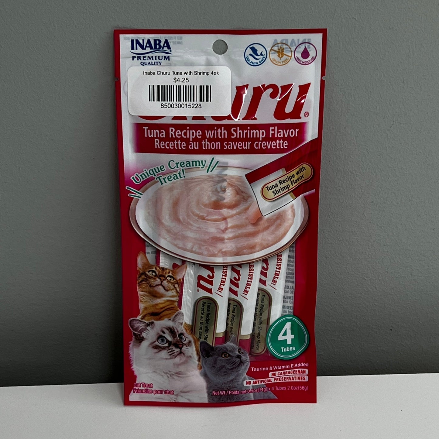 Inaba Churu Tuna with Shrimp 4pk