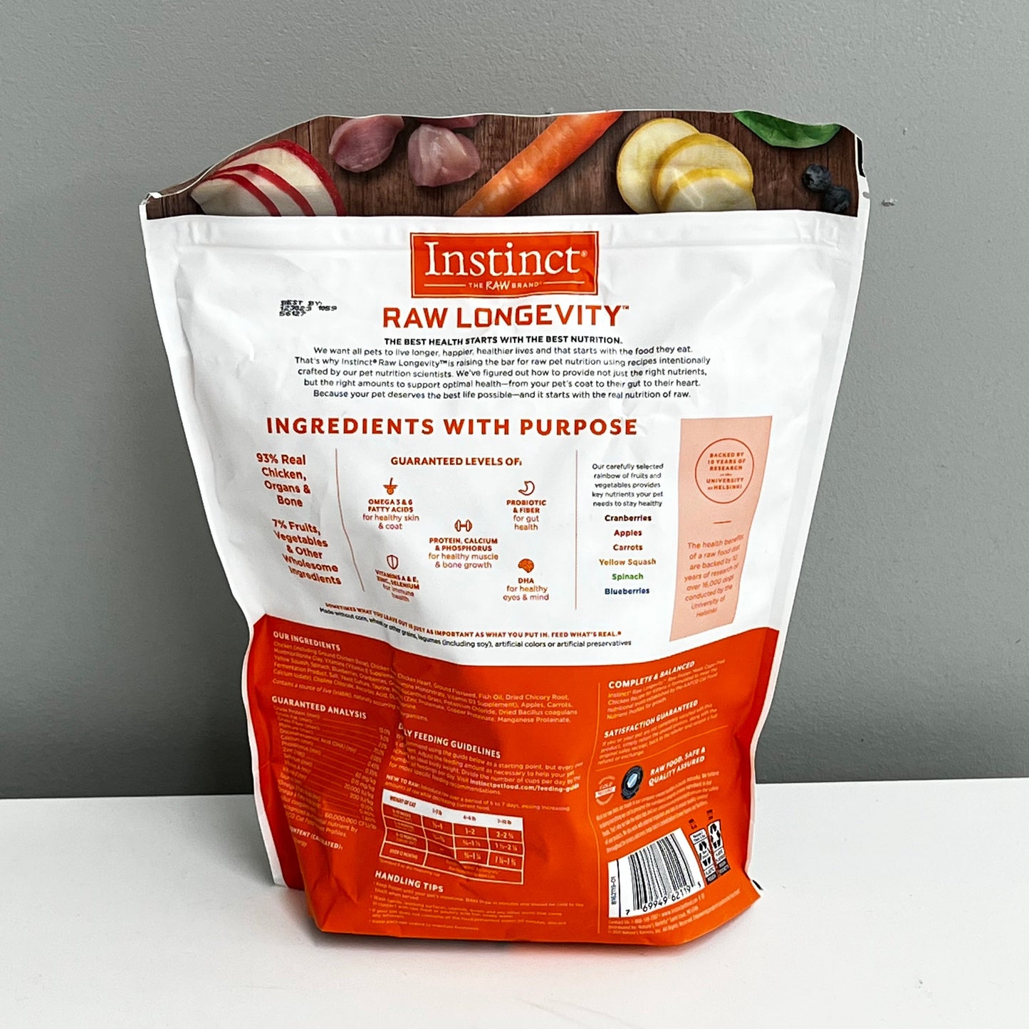 Instinct Raw Longevity Frozen Chicken Kitten Bites 2.5lb
