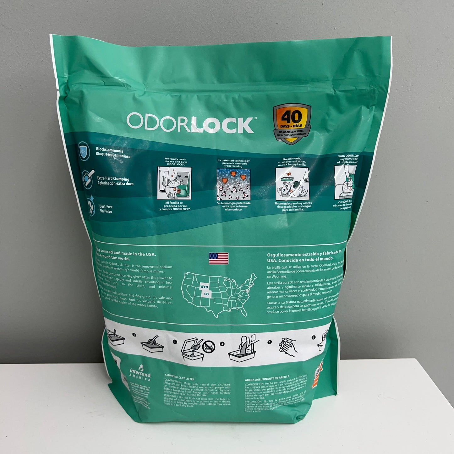 Intersand Odor Lock Cat Litter- Calming Breeze