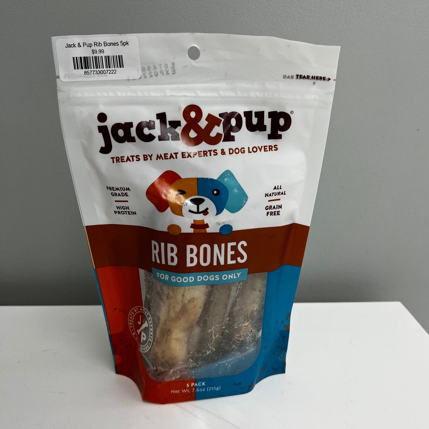Jack & Pup Rib Bones 5pk