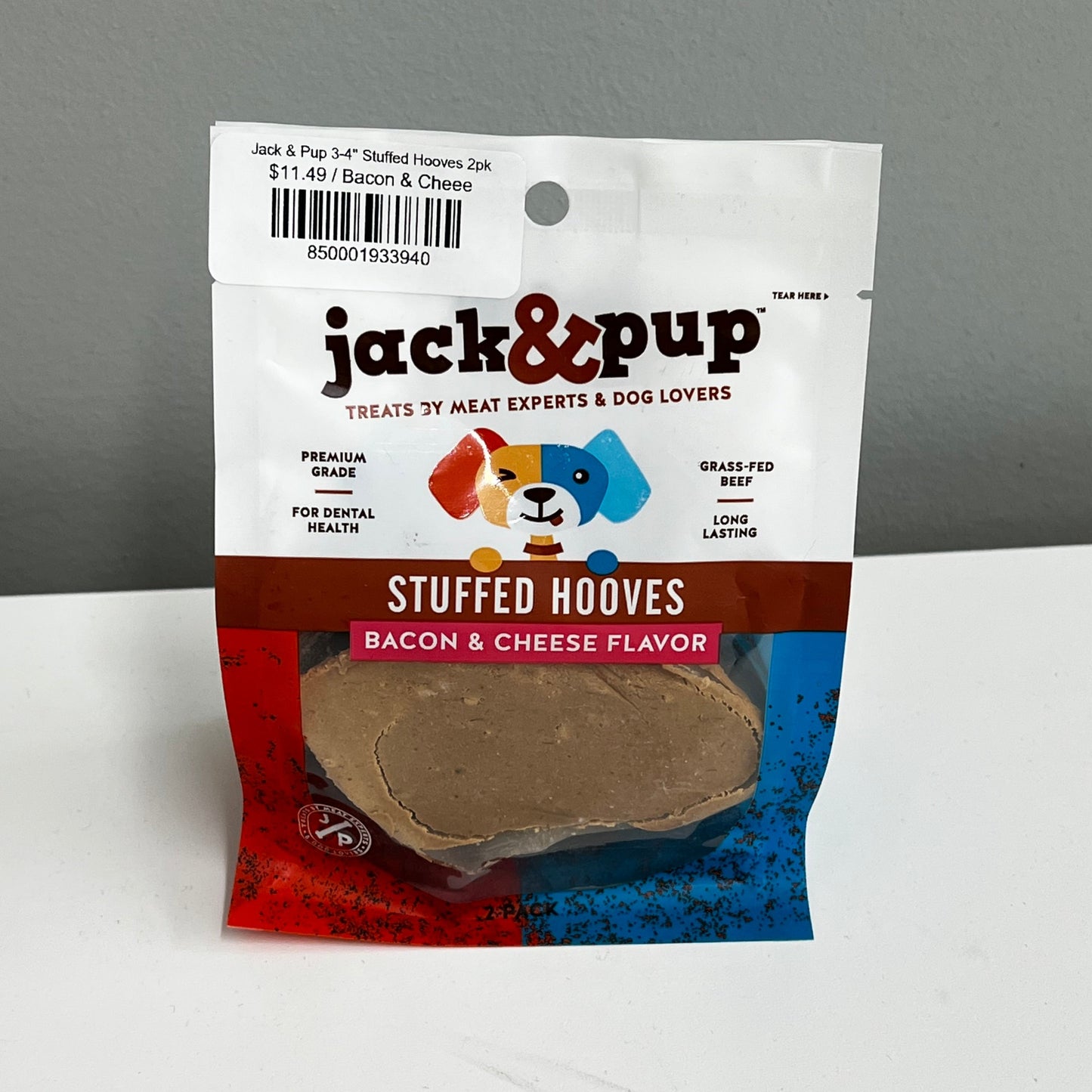 Jack & Pup 3-4" Stuffed Hooves 2pk