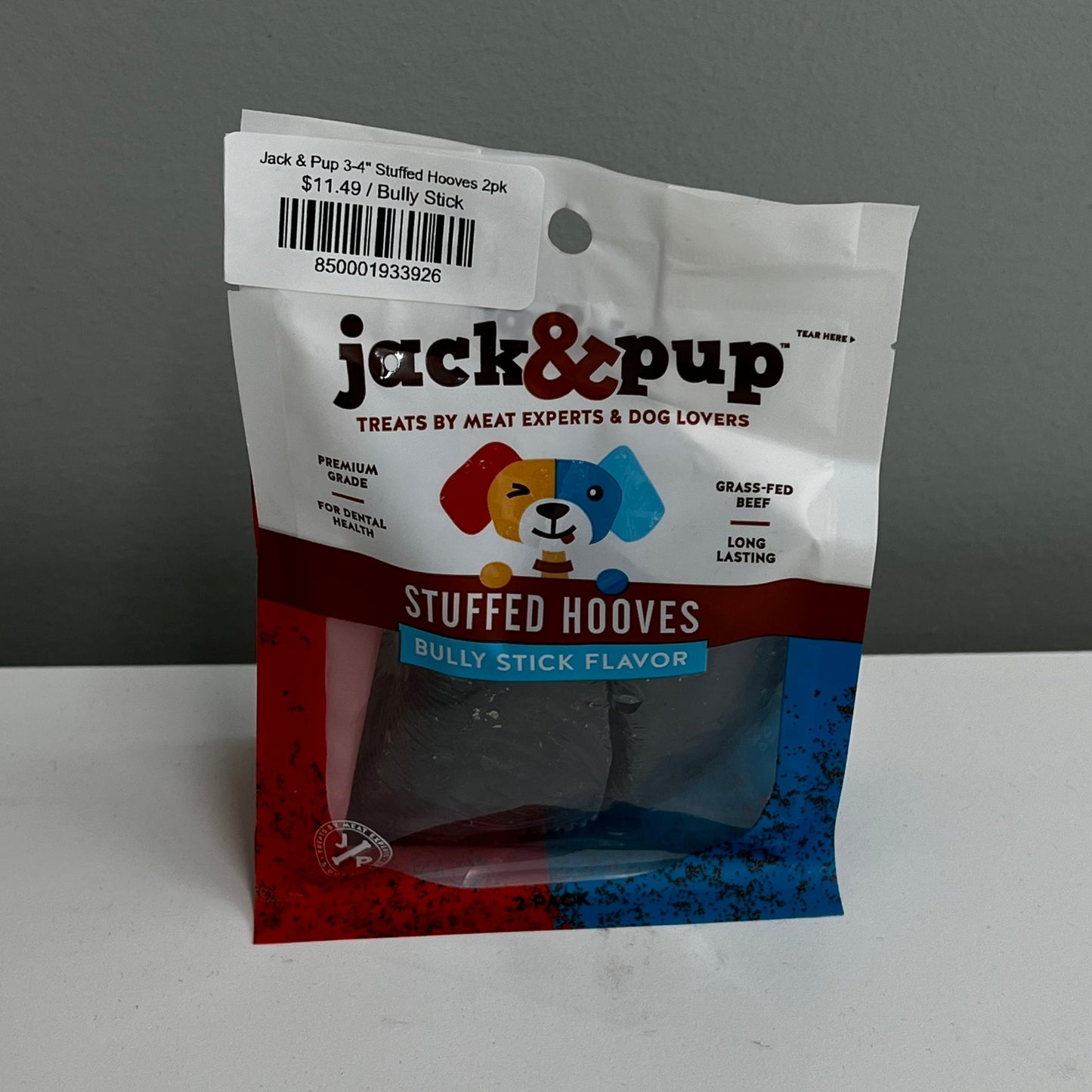 Jack & Pup 3-4" Stuffed Hooves 2pk