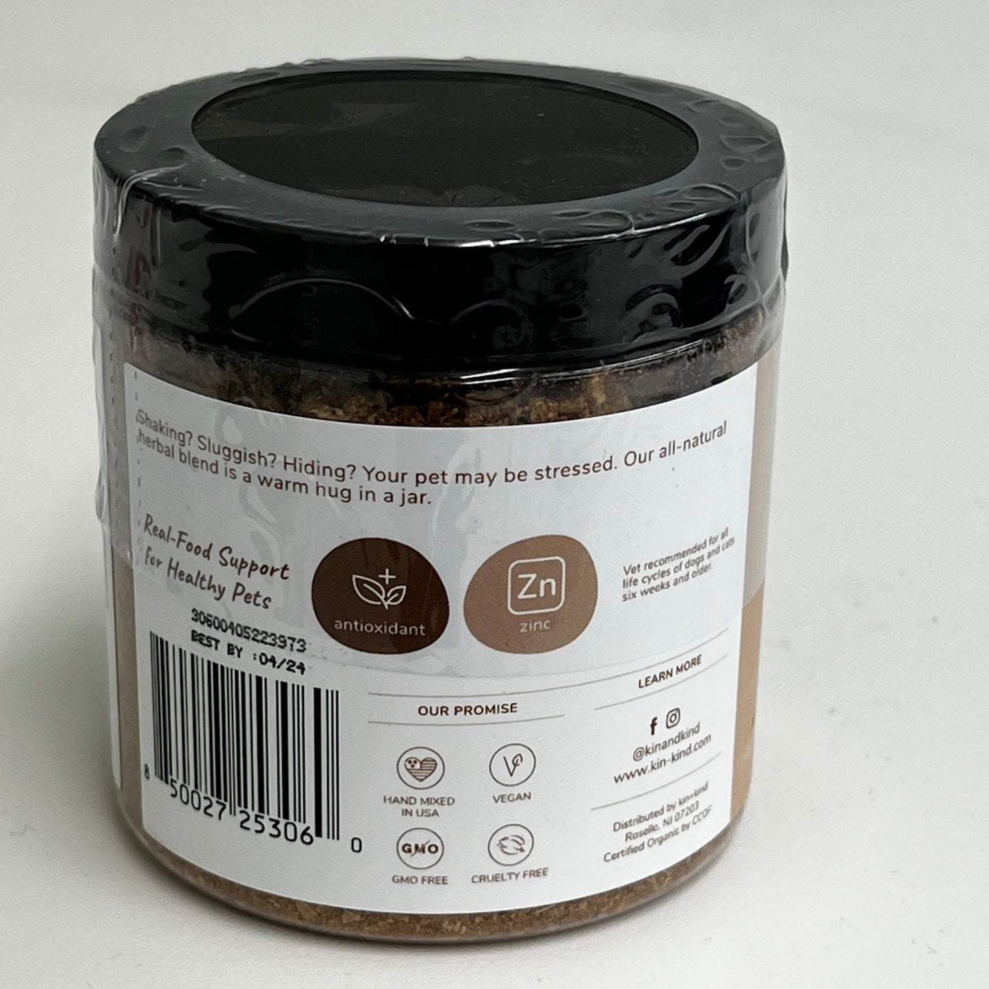 Kin + Kind Healthy Calm Dog and Cat Supplement