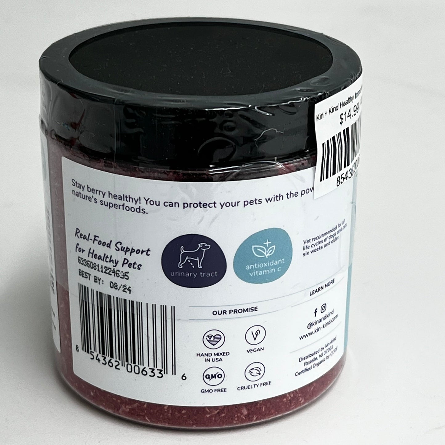 Kin + Kind Healthy Immunity Dog and Cat Supplement