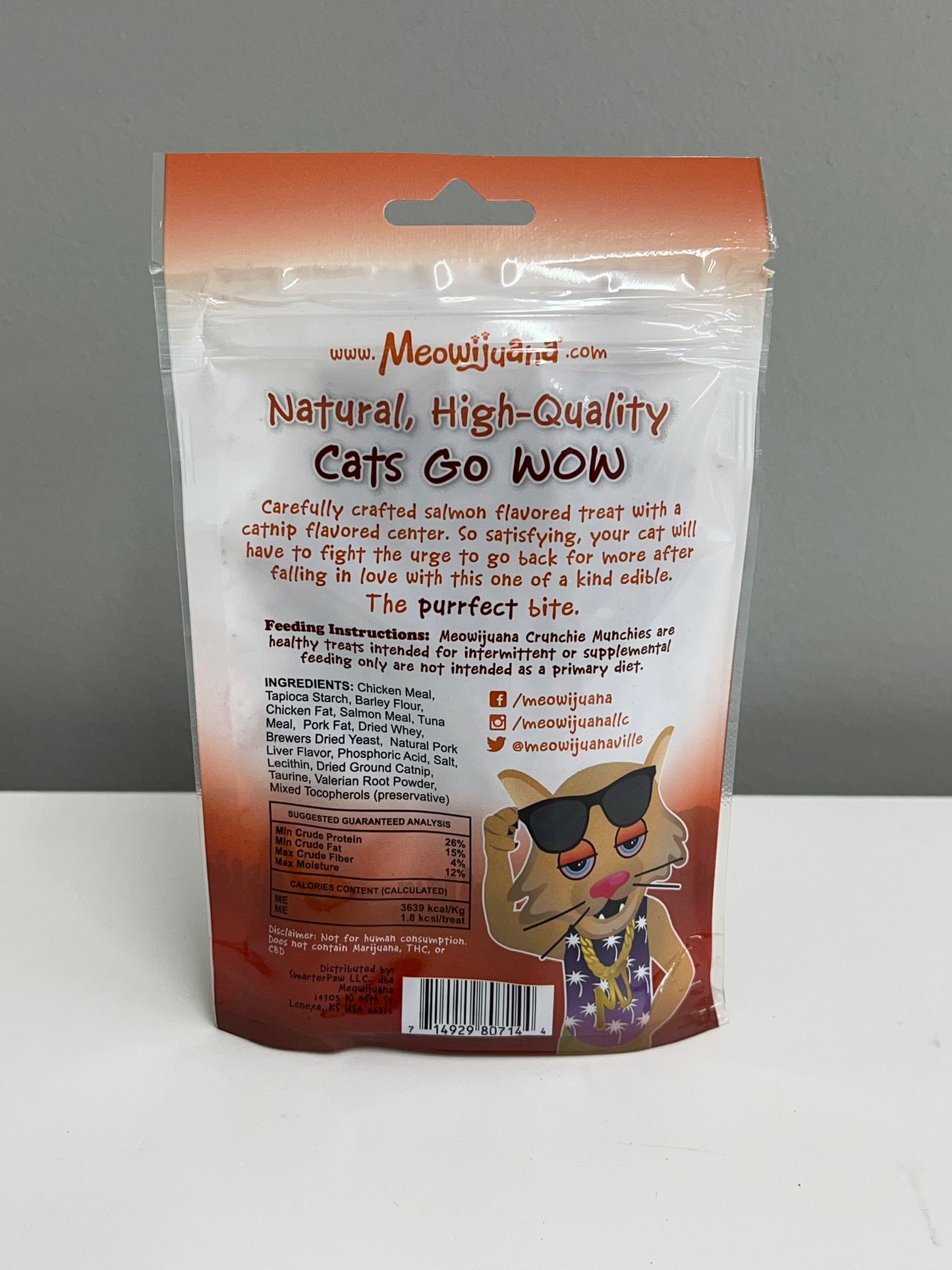 Meowijuana Salmon Treats 3oz