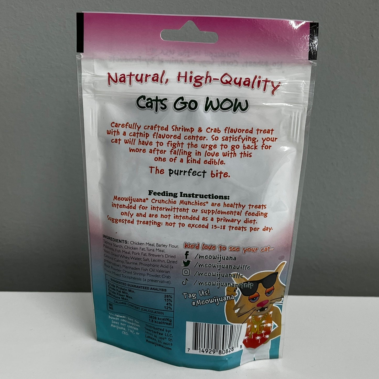 Meowijuana Shrimp and Crab Feast Treats 3oz