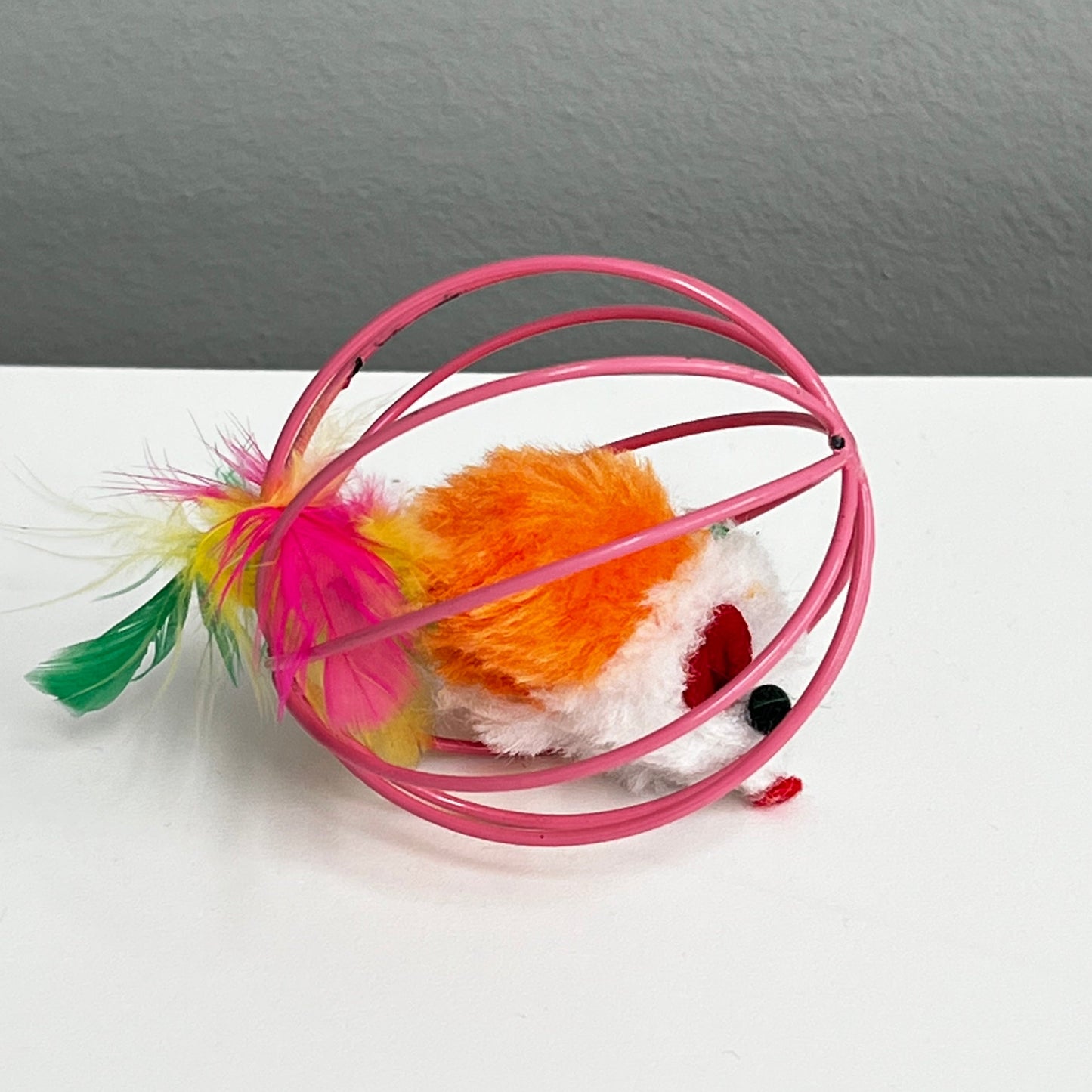 Ball Cage w/ Mouse Cat Toy