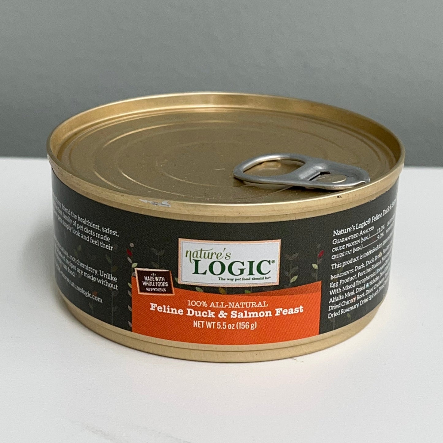 Nature's Logic Feline Duck & Salmon Feast 5.5oz