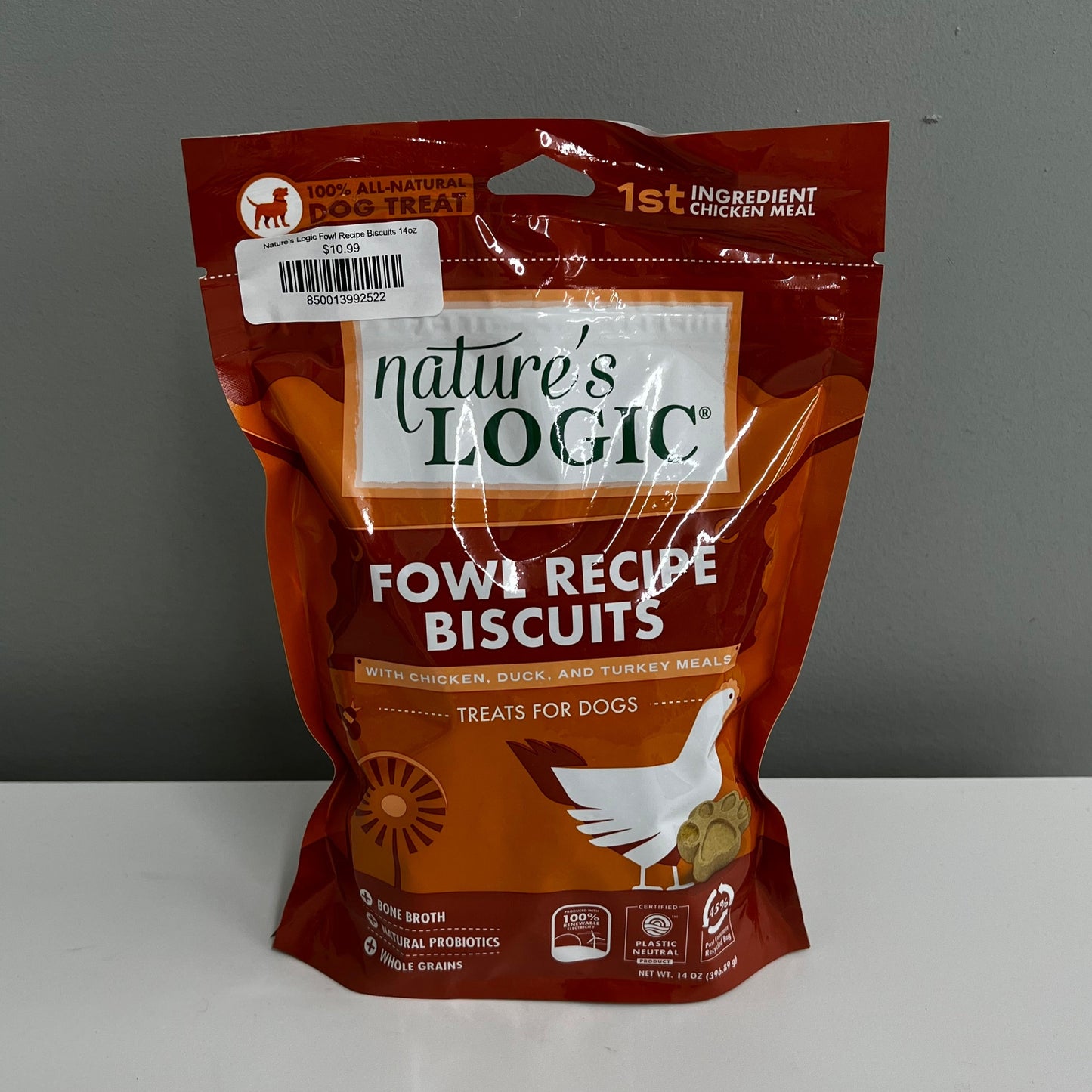 Nature's Logic Fowl Recipe Biscuits 14oz