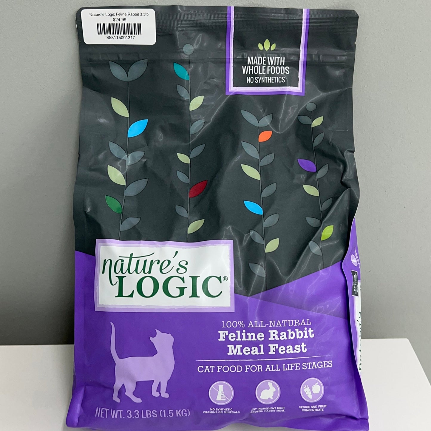 Nature's Logic Feline Rabbit 3.3lb