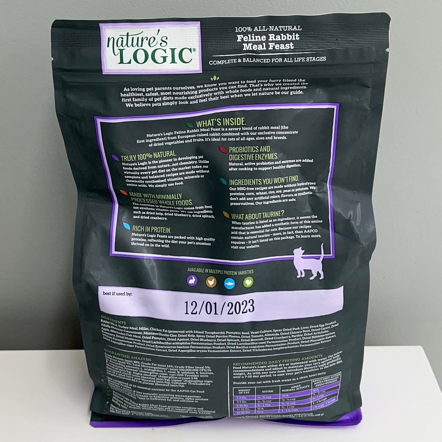 Nature's Logic Feline Rabbit 3.3lb