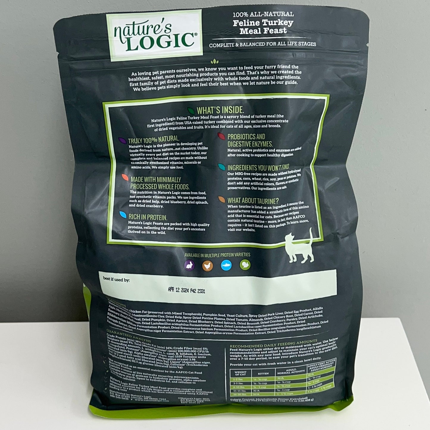 Nature's Logic Feline Turkey 7.7lb