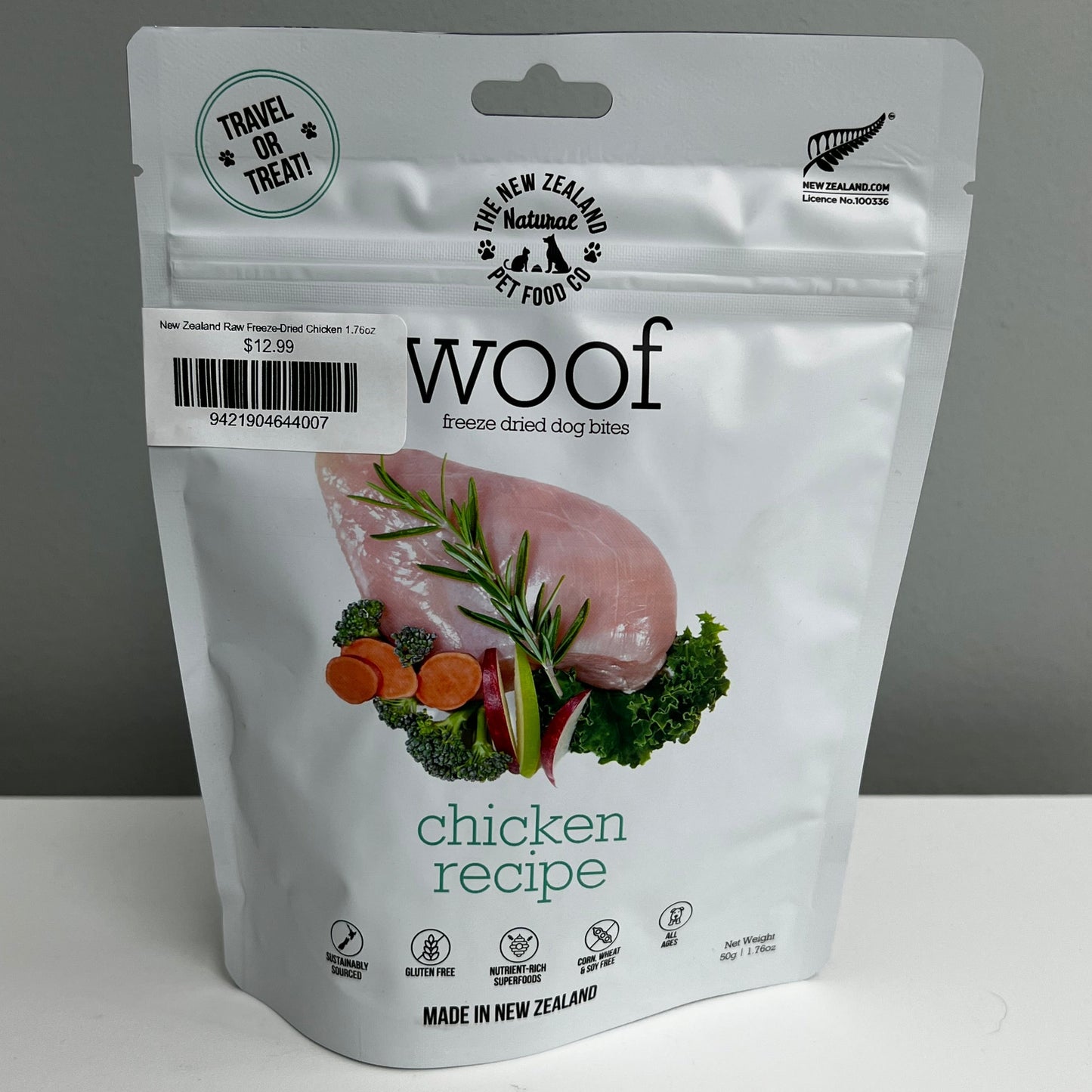 New Zealand Raw Freeze-Dried Chicken 1.76oz