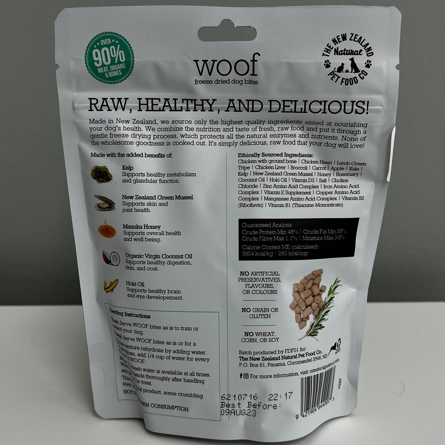 New Zealand Raw Freeze-Dried Chicken 1.76oz