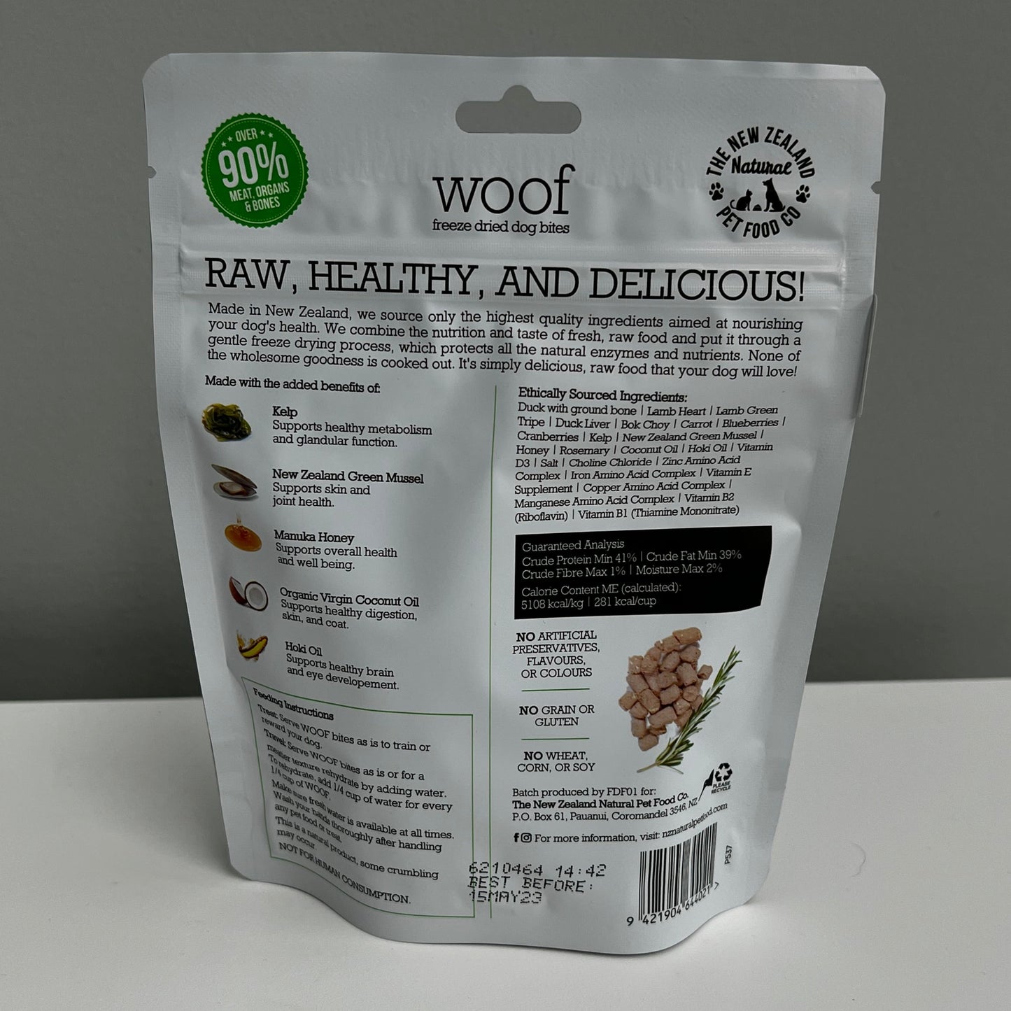 New Zealand Raw Freeze-Dried Duck 1.76oz