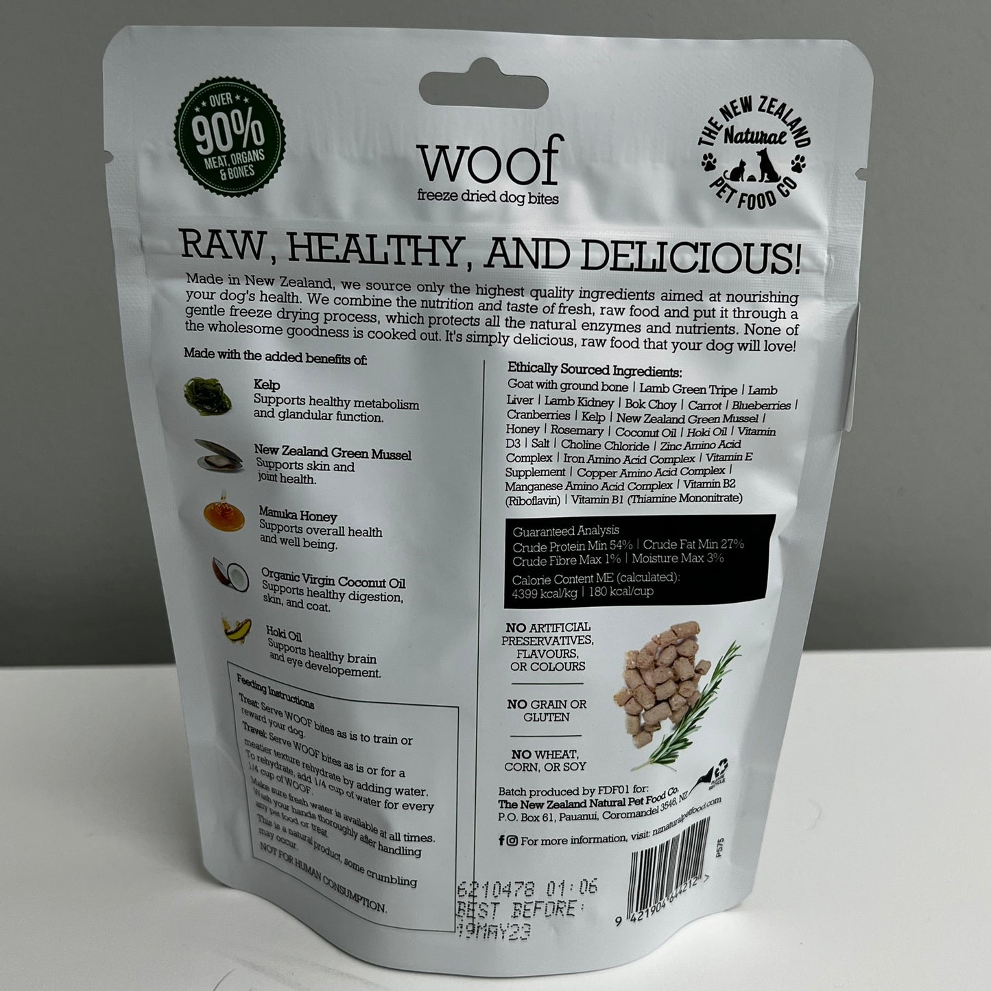 New Zealand Raw Freeze-Dried Goat 1.76oz