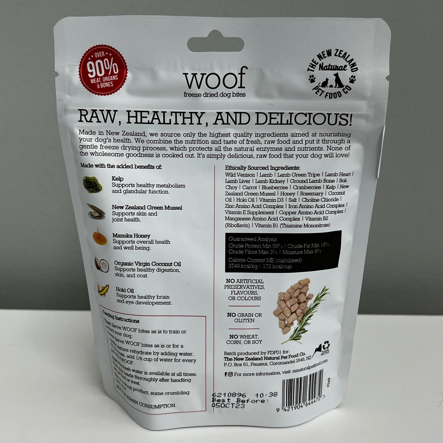 New Zealand Raw Freeze-Dried Venison 1.76oz