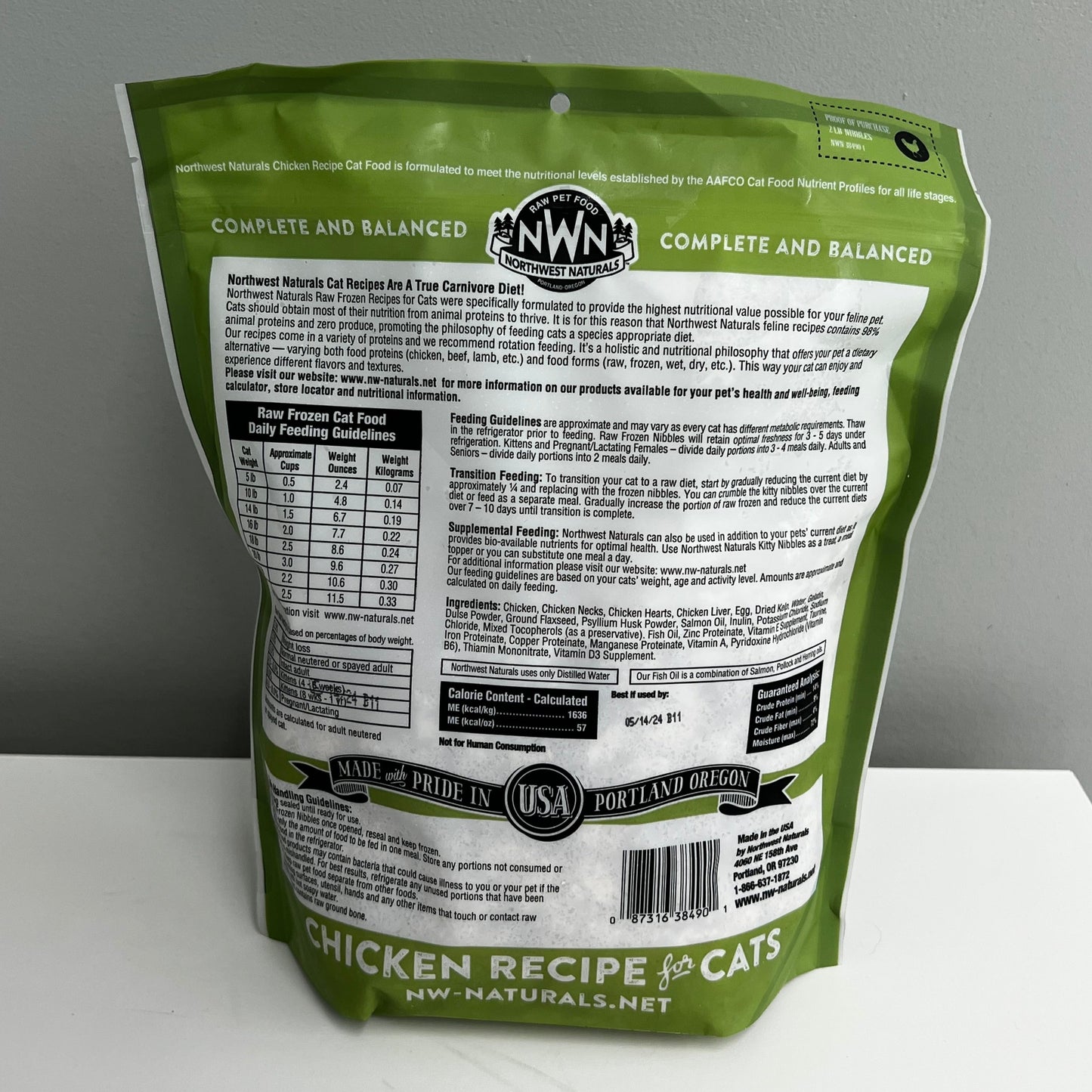 Northwest Naturals Raw Diet for Cats- Chicken