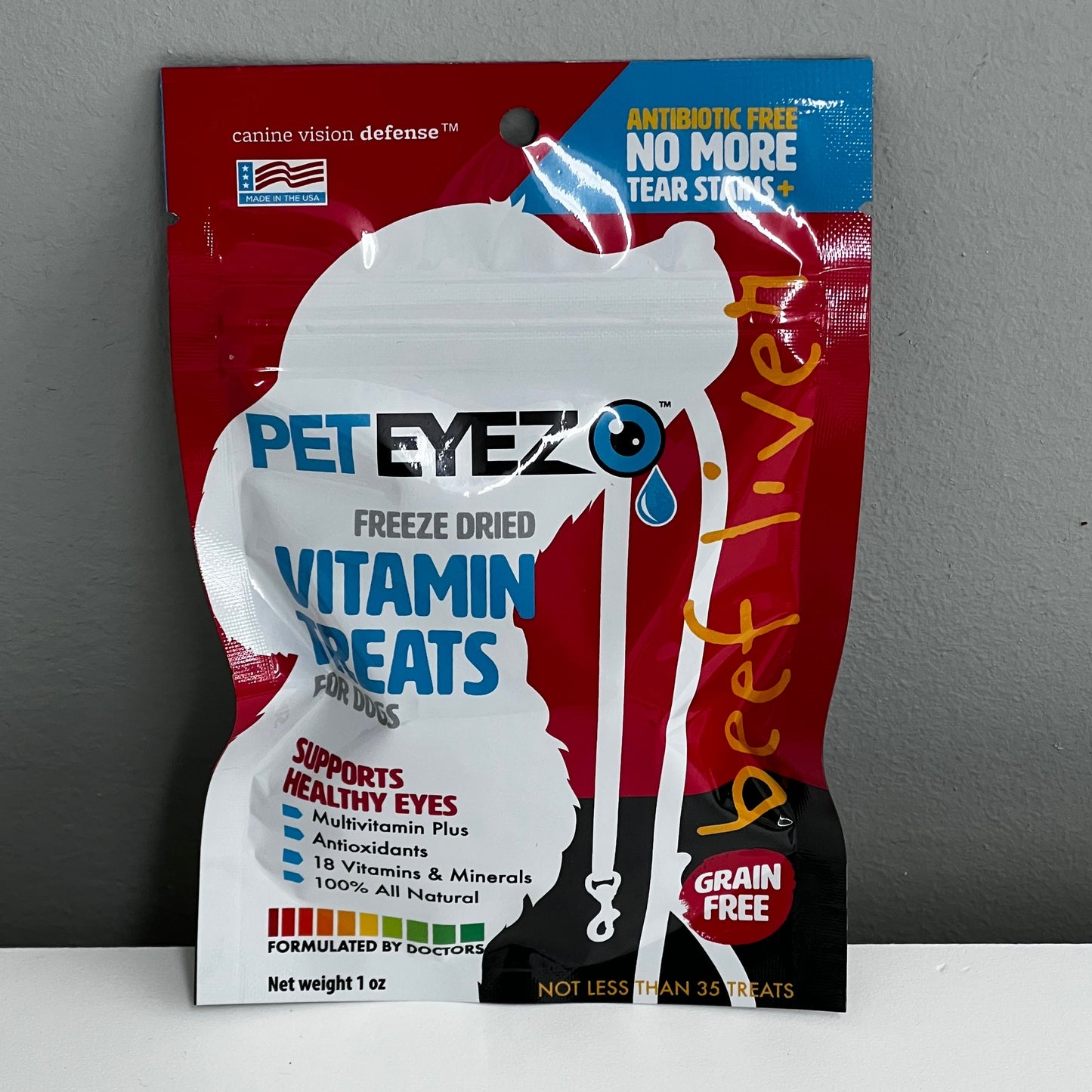Pet Eyez Vitmain Treats- Beef