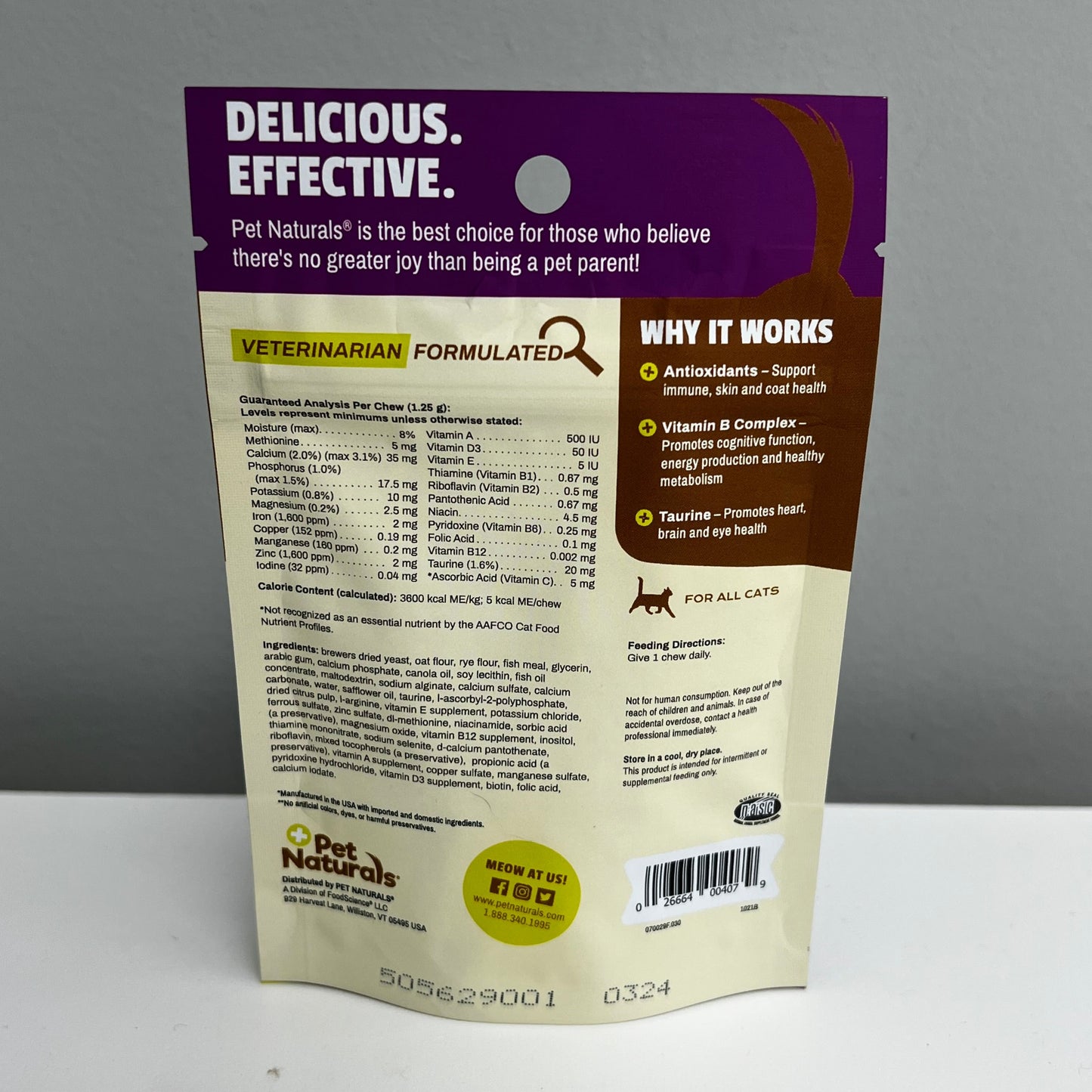 Pet Naturals Daily Multi Vitamin for Cats- 30ct