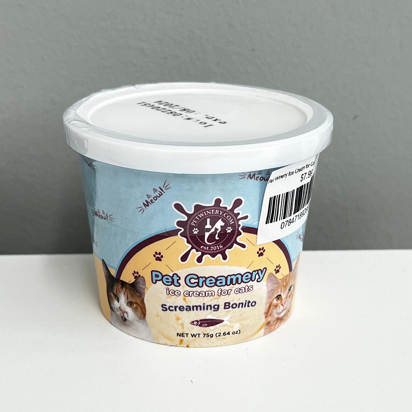 Pet Winery Ice Cream for Cats Screaming Bonito