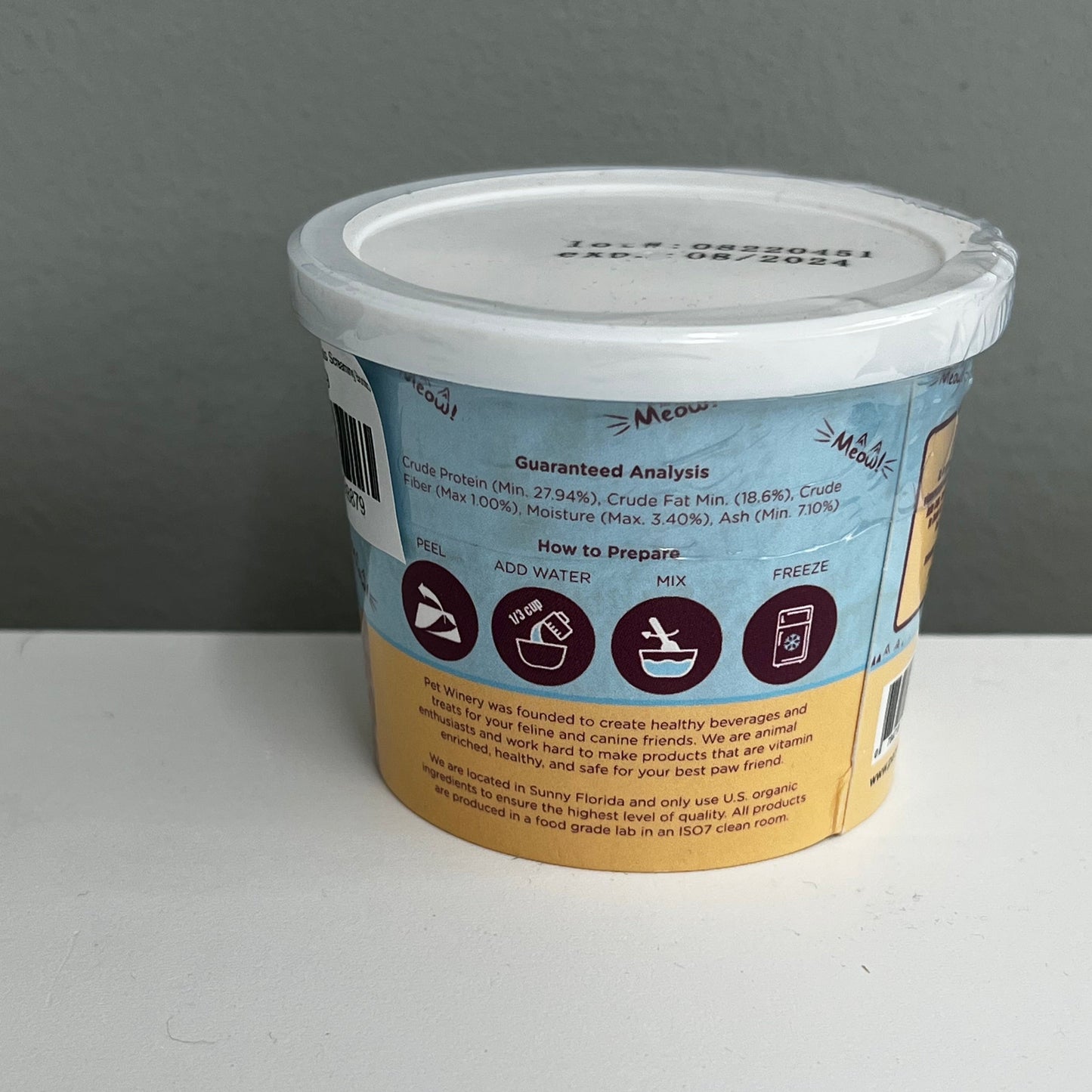 Pet Winery Ice Cream for Cats Screaming Bonito
