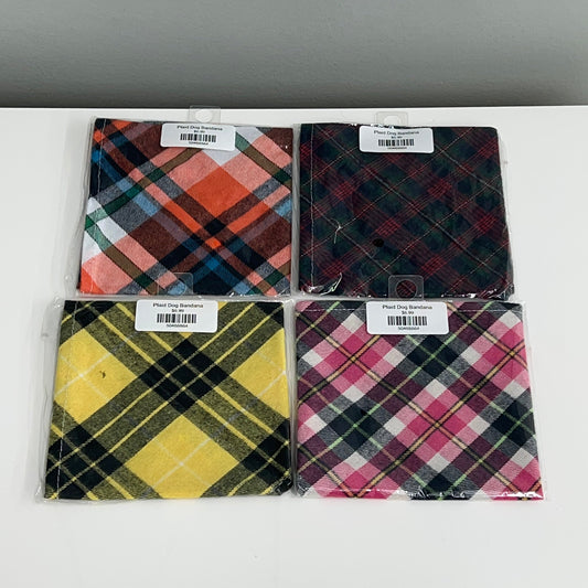 Plaid Dog Bandana