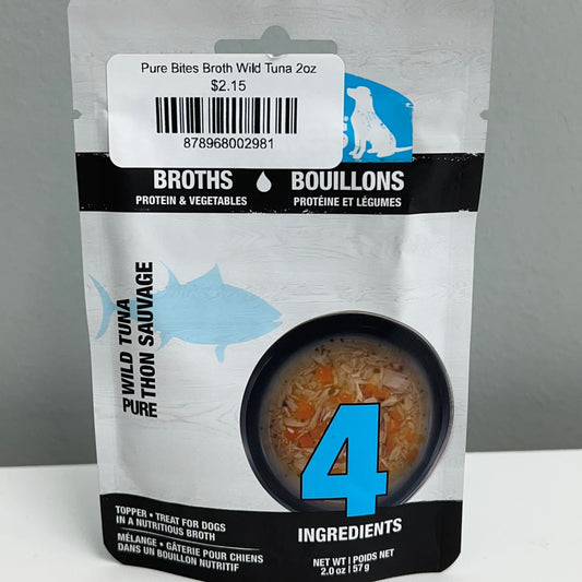 Pure Bites Broth Wild Tuna 2oz