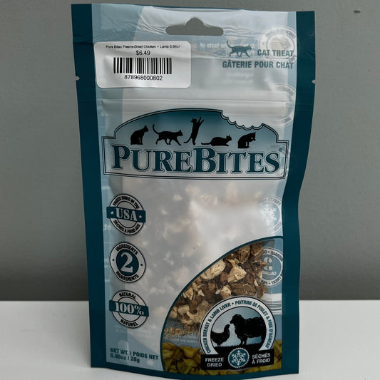 Pure Bites Freeze-Dried Chicken + Lamb 0.98oz